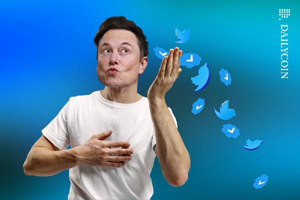 Elon Musk Hands Out Free Badges as Twitter Priority Kicks In
