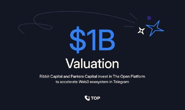 The Open Platform Is First Unicorn in Web 3.0 Ecosystem in Telegram at $1 Billion Valuation