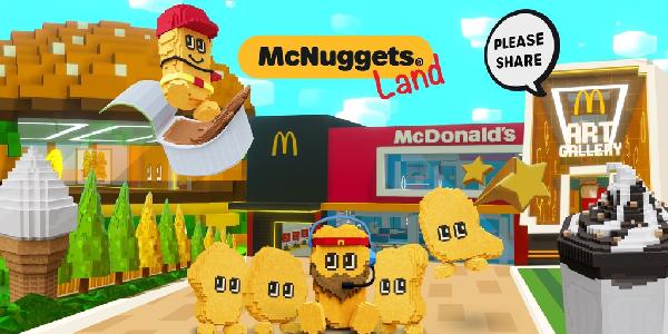 Welcome to McNuggets Land: McDonald’s Launches Metaverse Game in ‘The Sandbox’