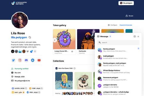 Unstoppable Domains to Roll Out Web3 Messaging Service on Polygon