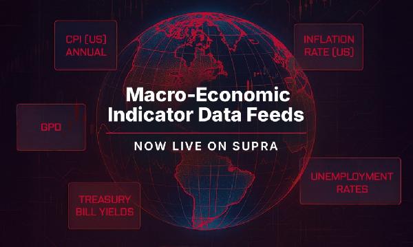 Supra Unveils Real-Time Macro-Economic Data Feeds to Enhance Onchain Trading