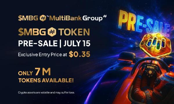 MBG Token Pre-Sale Set for July 15 — Only 7 million Tokens Available at $0.35