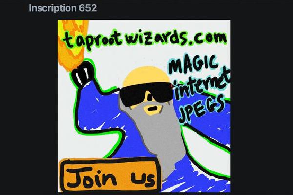 Giant Bitcoin ‘Taproot Wizard‘ NFT Minted in Collaboration With Luxor Mining Pool