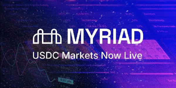 Prediction Market MYRIAD Launches USDC Markets